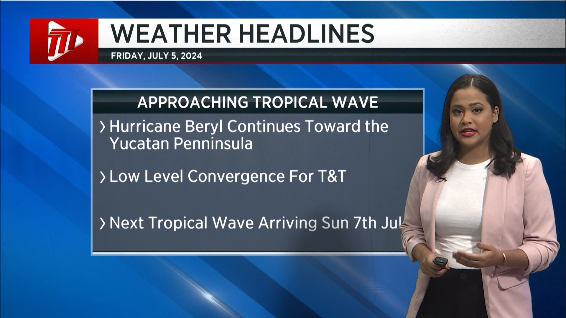 Weather Outlook – Friday July 5th 2024 - TTT News