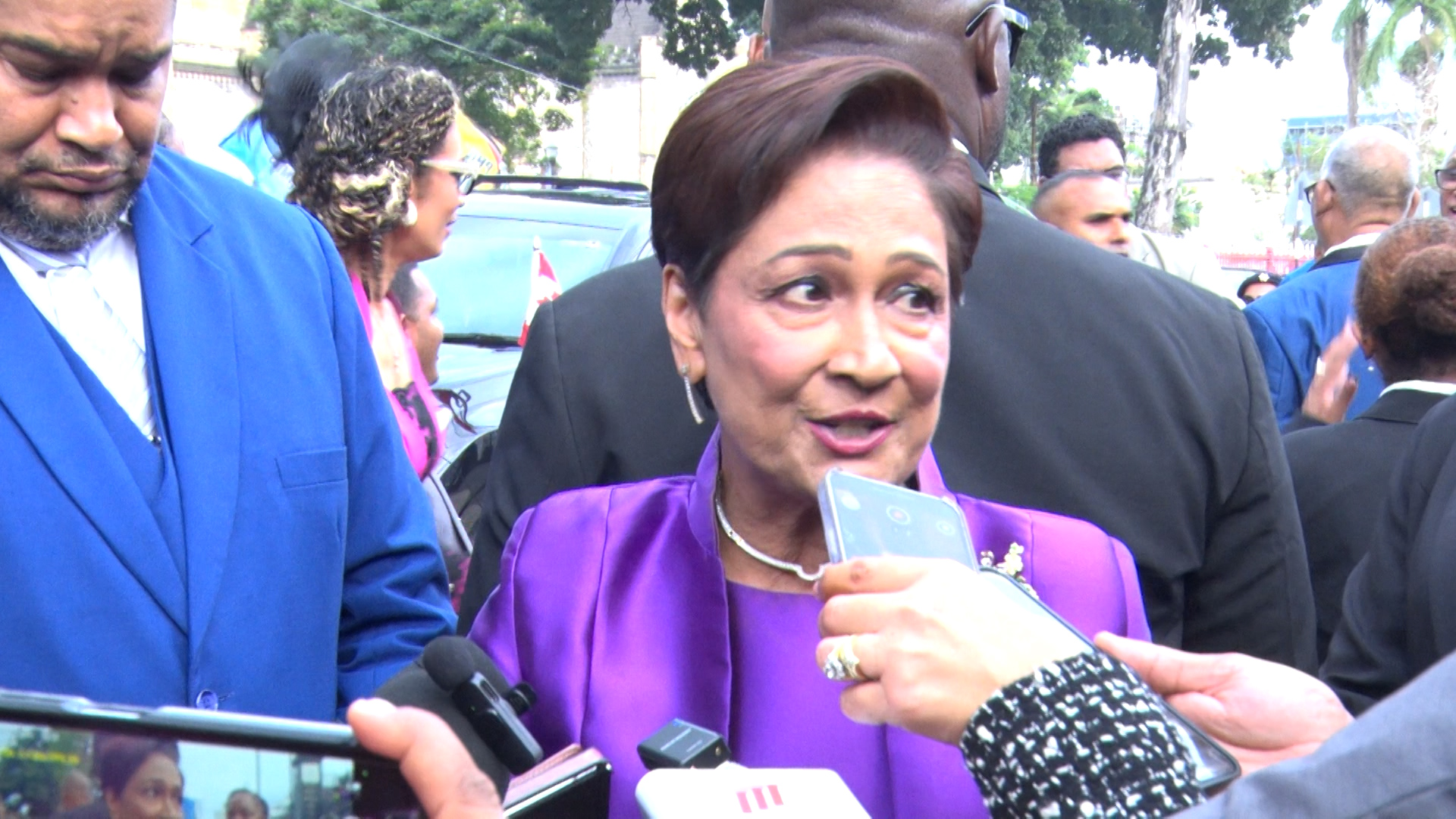 PM Kamla Defends Demerit Points Move - TTT News