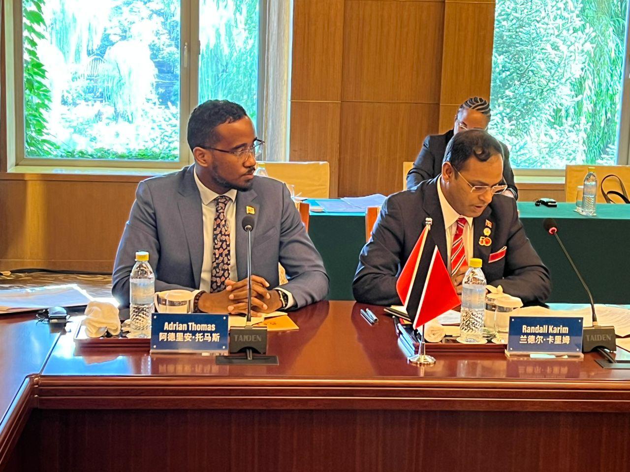 T&T Participates In The Ninth Round Of China-Caribbean Consultations In Beijing