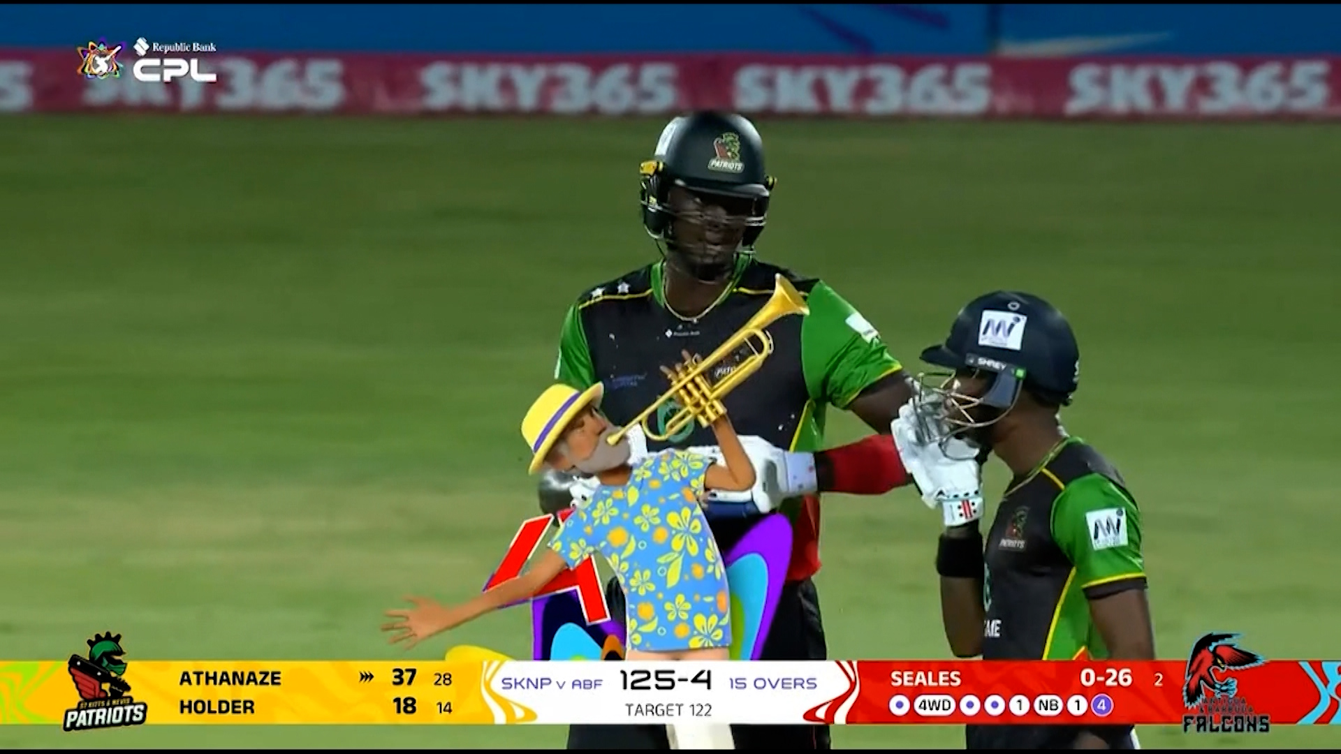 St Kitts & Nevis Patriots Start CPL Campaign with Dominant Win Over Antigua & Barbuda Falcons