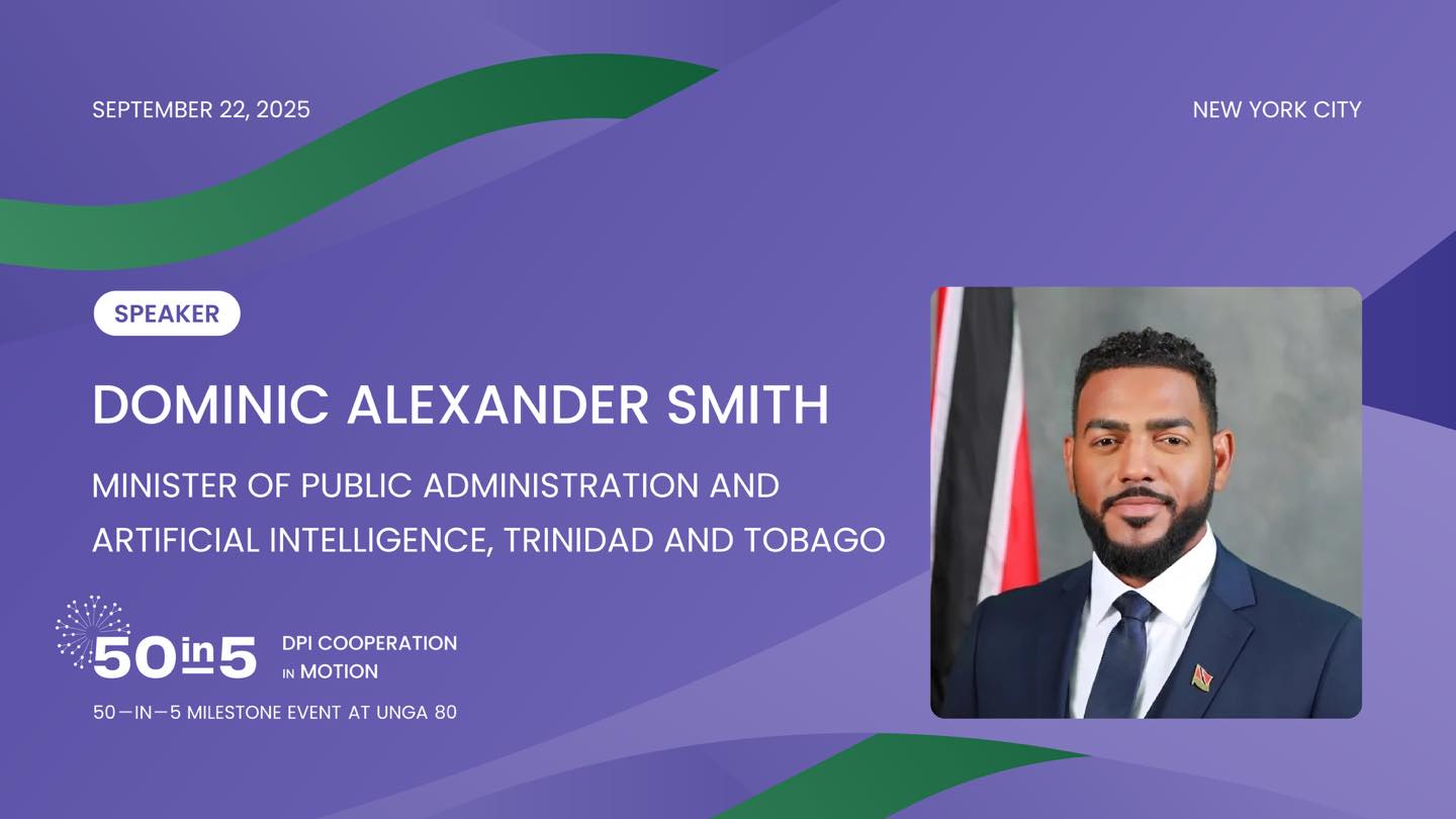 Trinidad and Tobago Joins Global 50-in-5 Campaign to Advance Digital Public Infrastructure