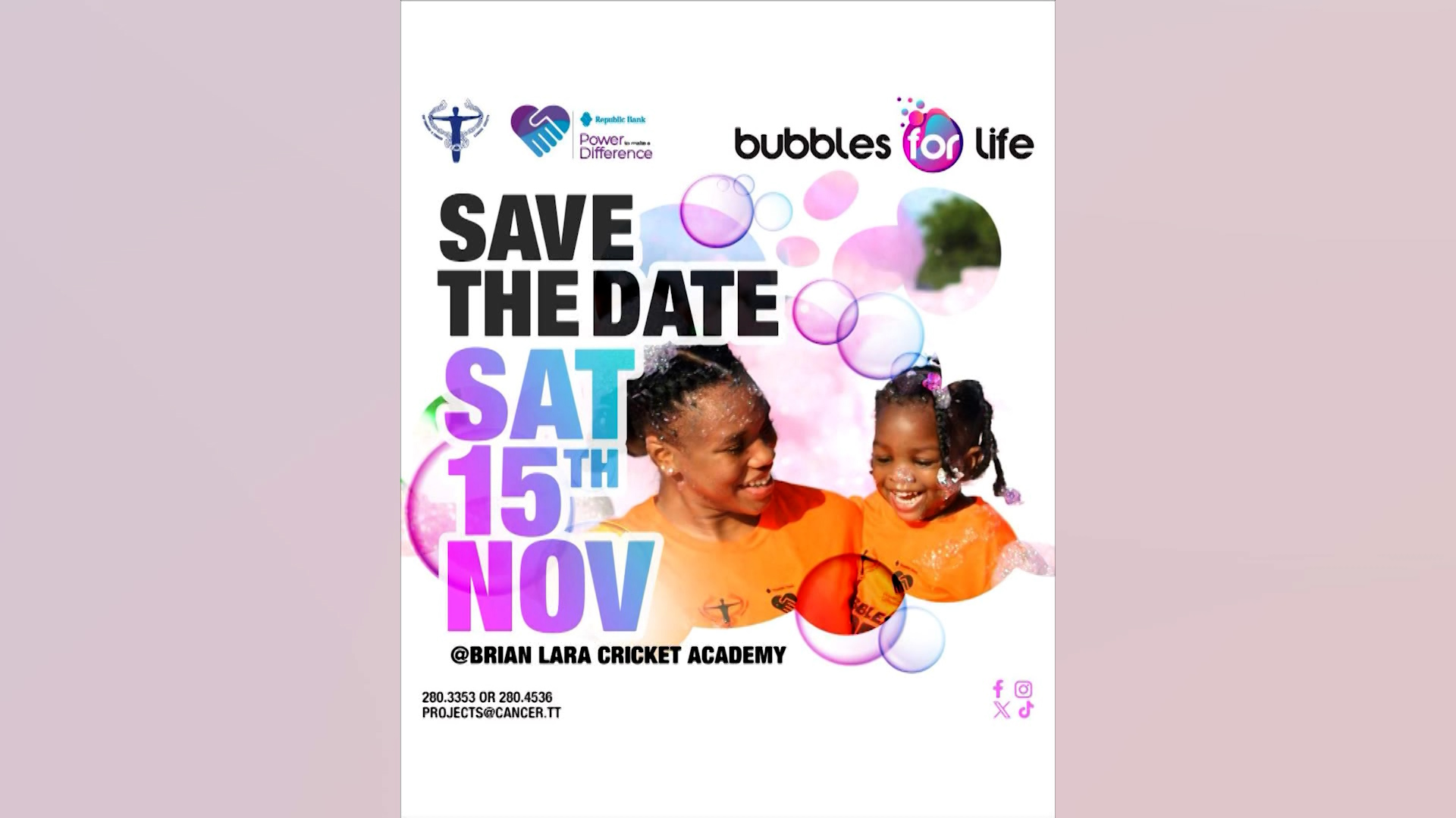 T&T Cancer Society – Bubbles For Life 2025