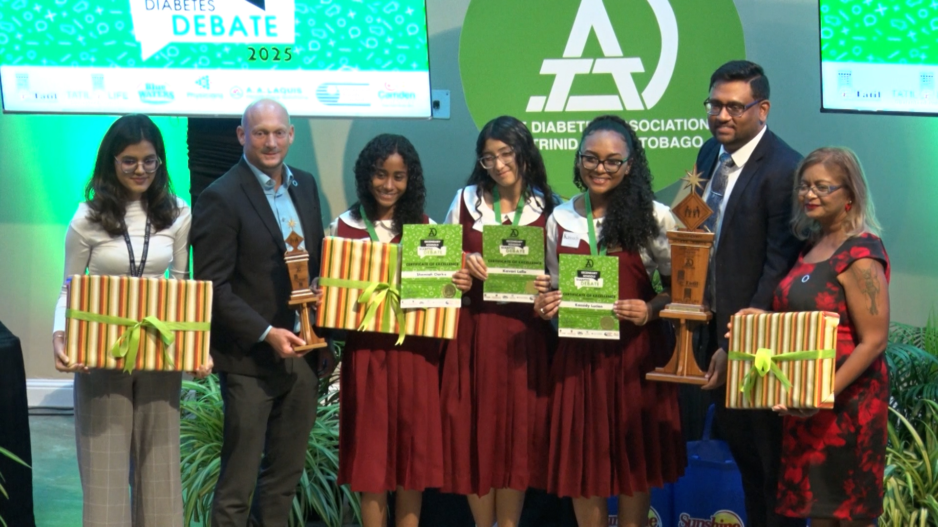 Holy Faith Convent, Couva, Claims Top Prize At 2025 Diabetes Debate