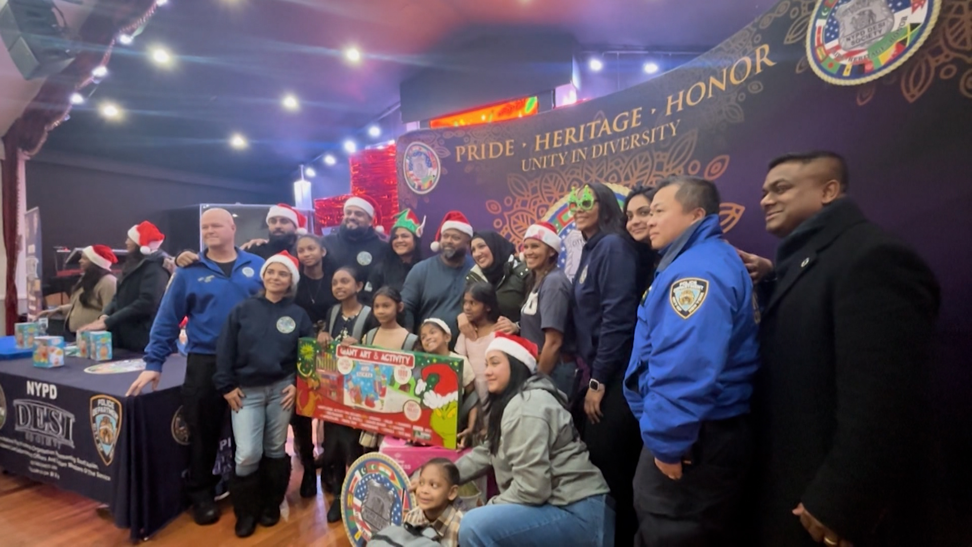 NYPD Desi Society Brings Christmas Cheer To Caribbean Children