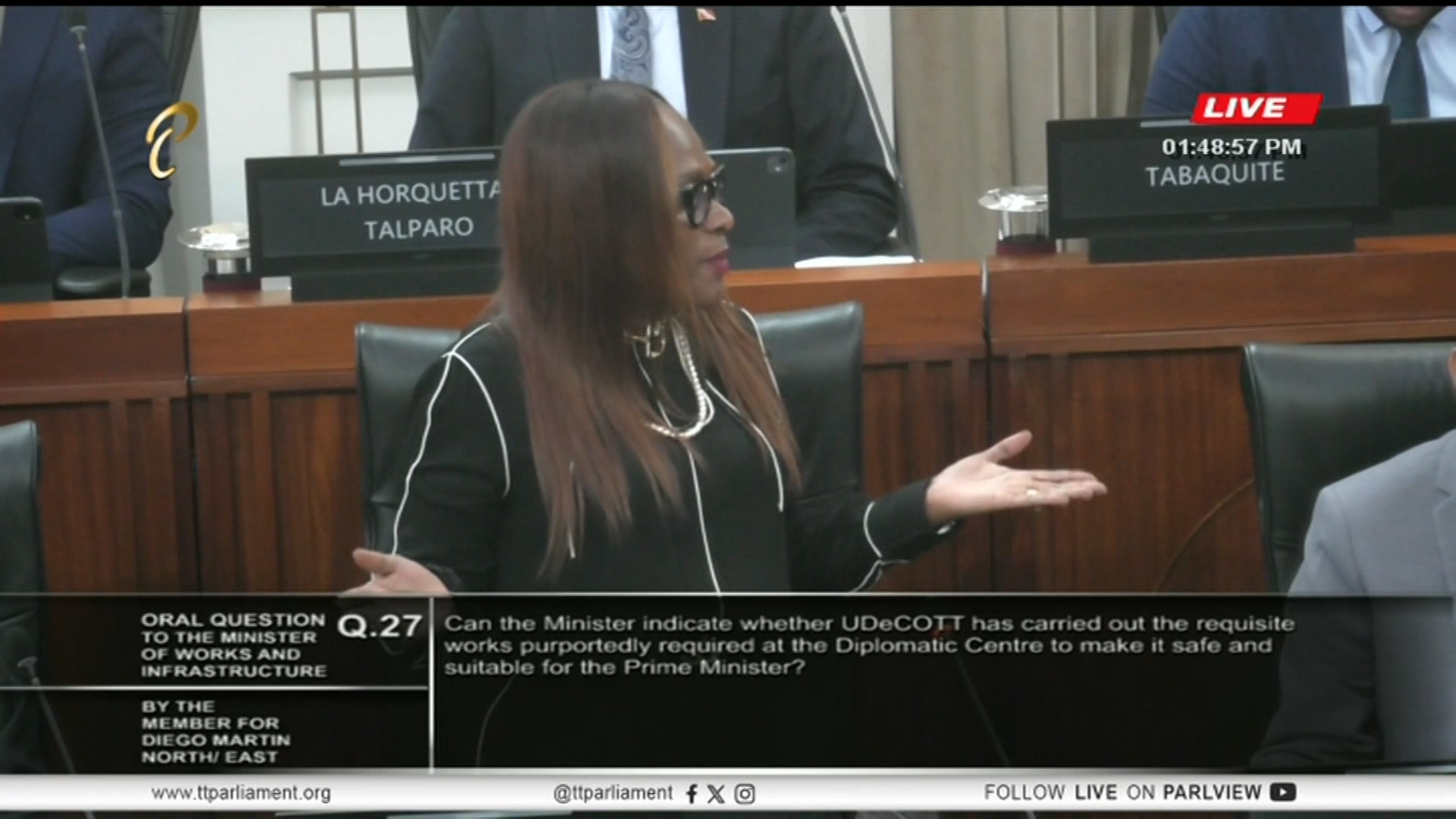 Minister Jearlean John Confirms White Hall Still Unfit For Use