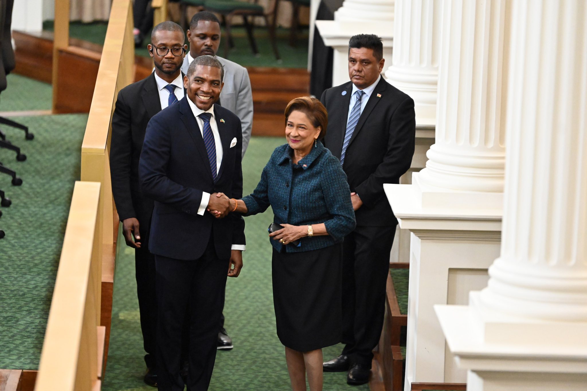 CARICOM Chair Visits T&T For Talks With Government