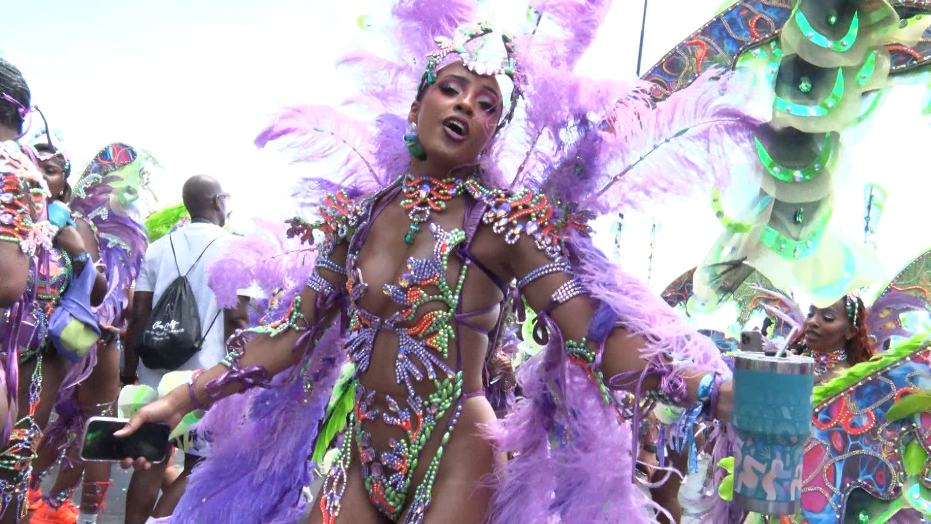 Masqueraders Light Up Socadrome With Colour And Energy