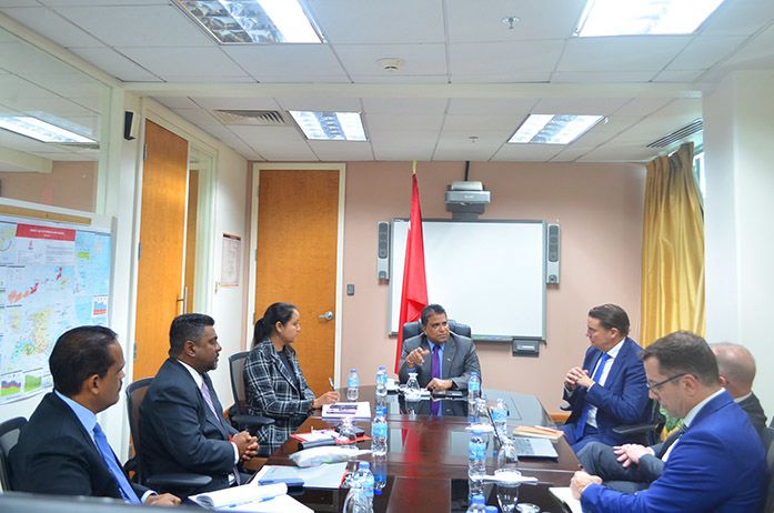Energy Minister Dr. Roodal Moonilal Meets With Nutrien