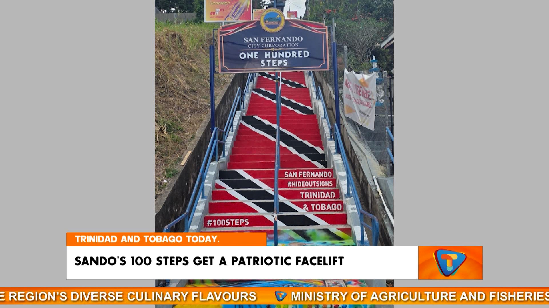 Sando’s One Hundred Steps Gets A Patriotic Facelift - TTT News