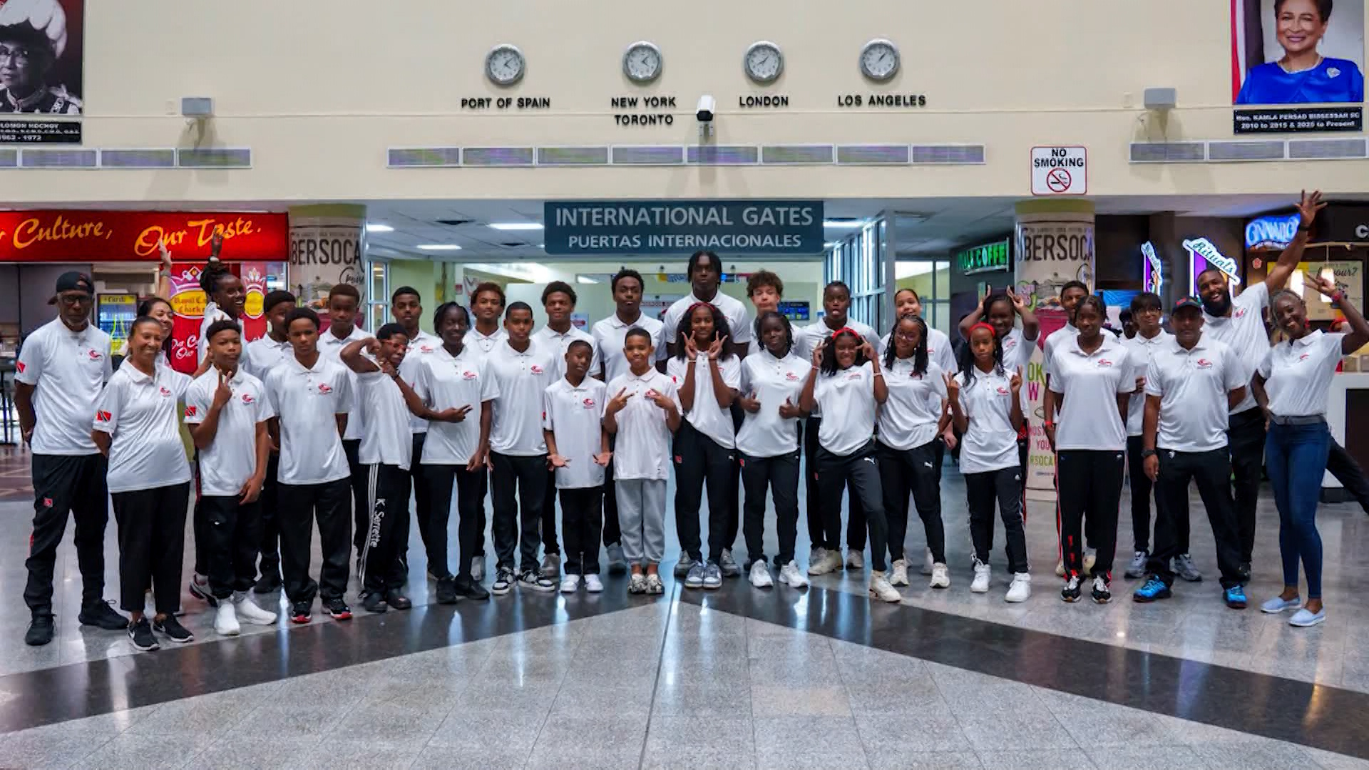 T&T CARIFTA Aquatics Team Departs For Martinique