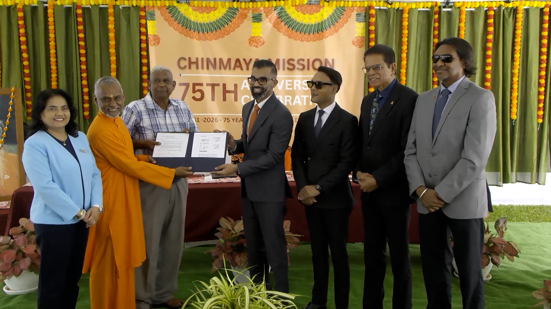 Government Leases 12 Acres Of State Land To Chinmaya Mission