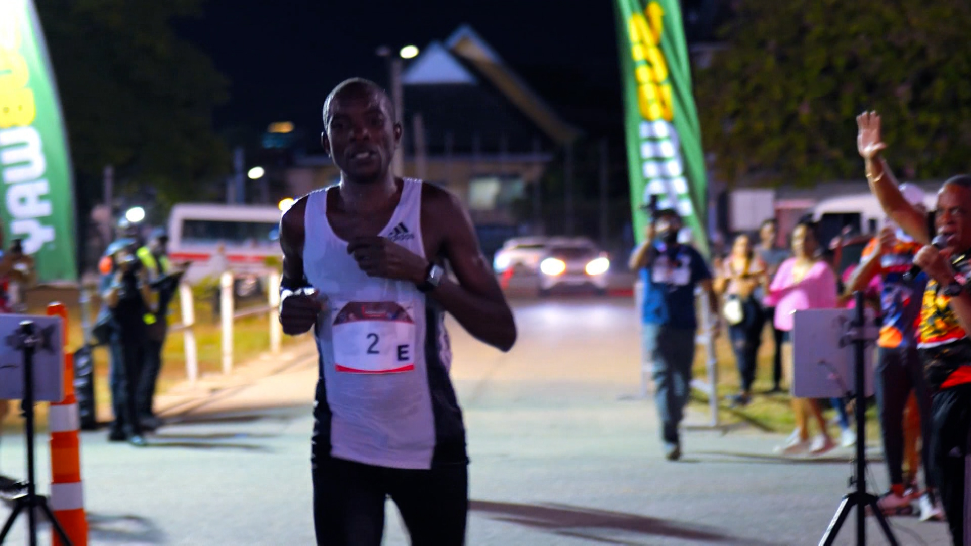 Kenya’s Alex Ekesa Dominates Again At Midnight Marathon In Port Of Spain