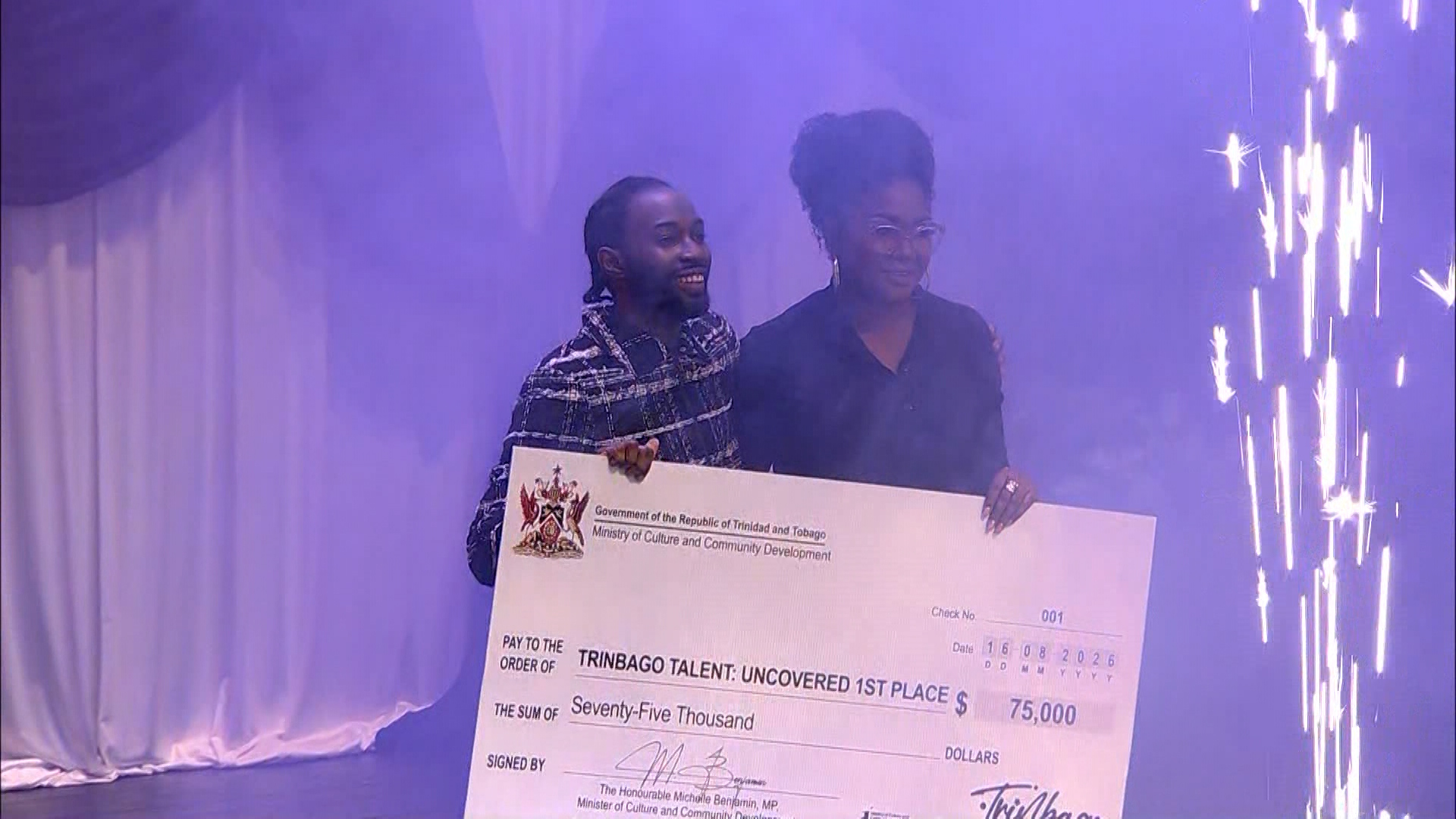 Shemic St Hillaire Wins $75,000 Top Prize At Trinbago Talent Uncovered