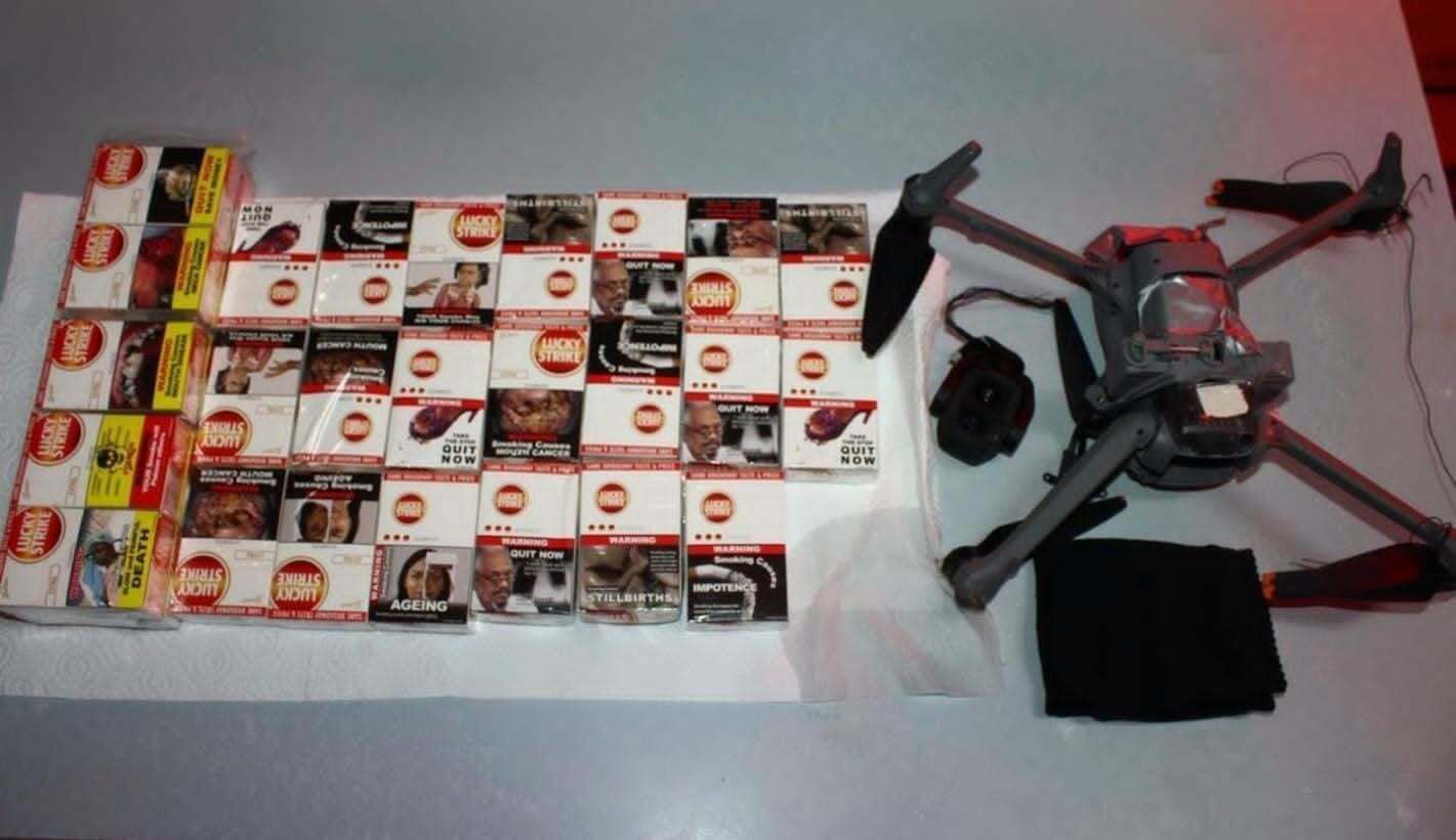 Prison Service Intercepts Drone Carrying Cigarettes At Maximum Security Prison