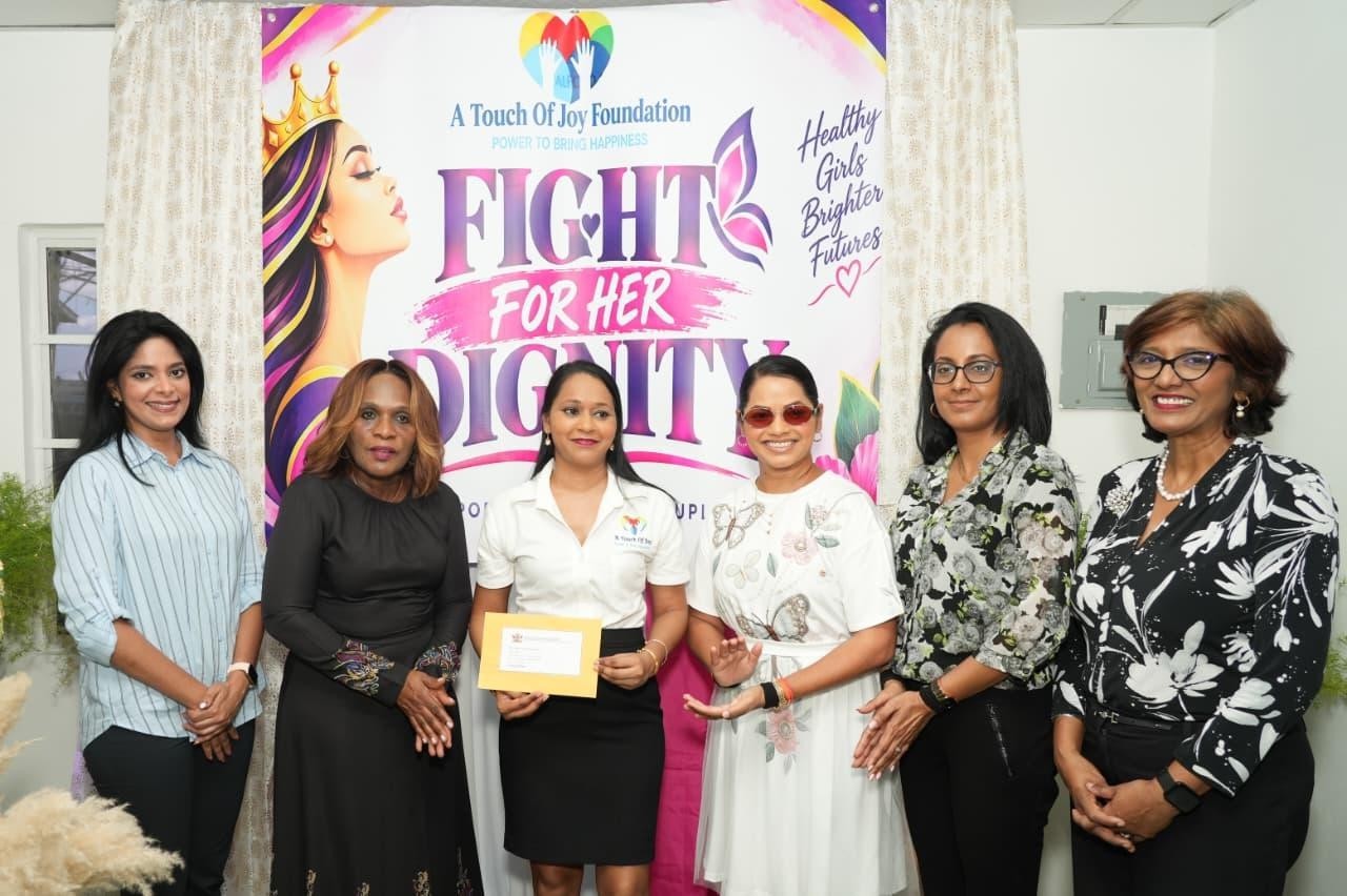 Ministry Of The People Hands Over $36,400 To Support Menstrual Health Initiative For Vulnerable Women And Girls