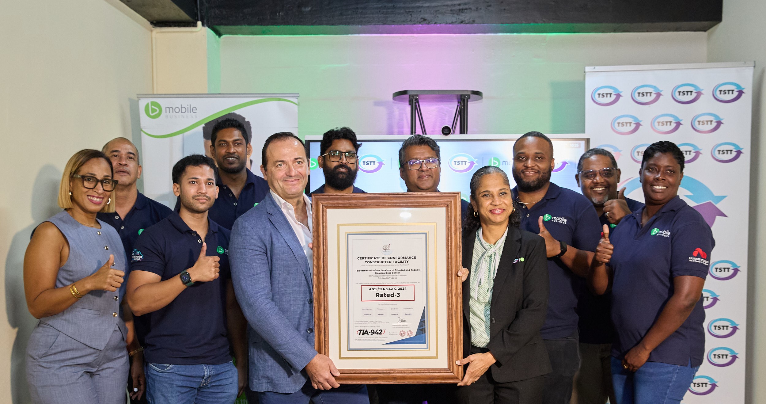 TSTT’s Mausica Data Centre Leads Caribbean With Four International Certifications
