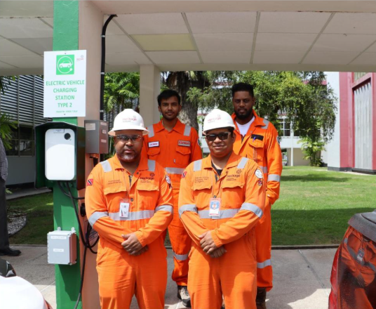 Heritage Introduces Workplace EV Charging At Santa Flora And Point Fortin