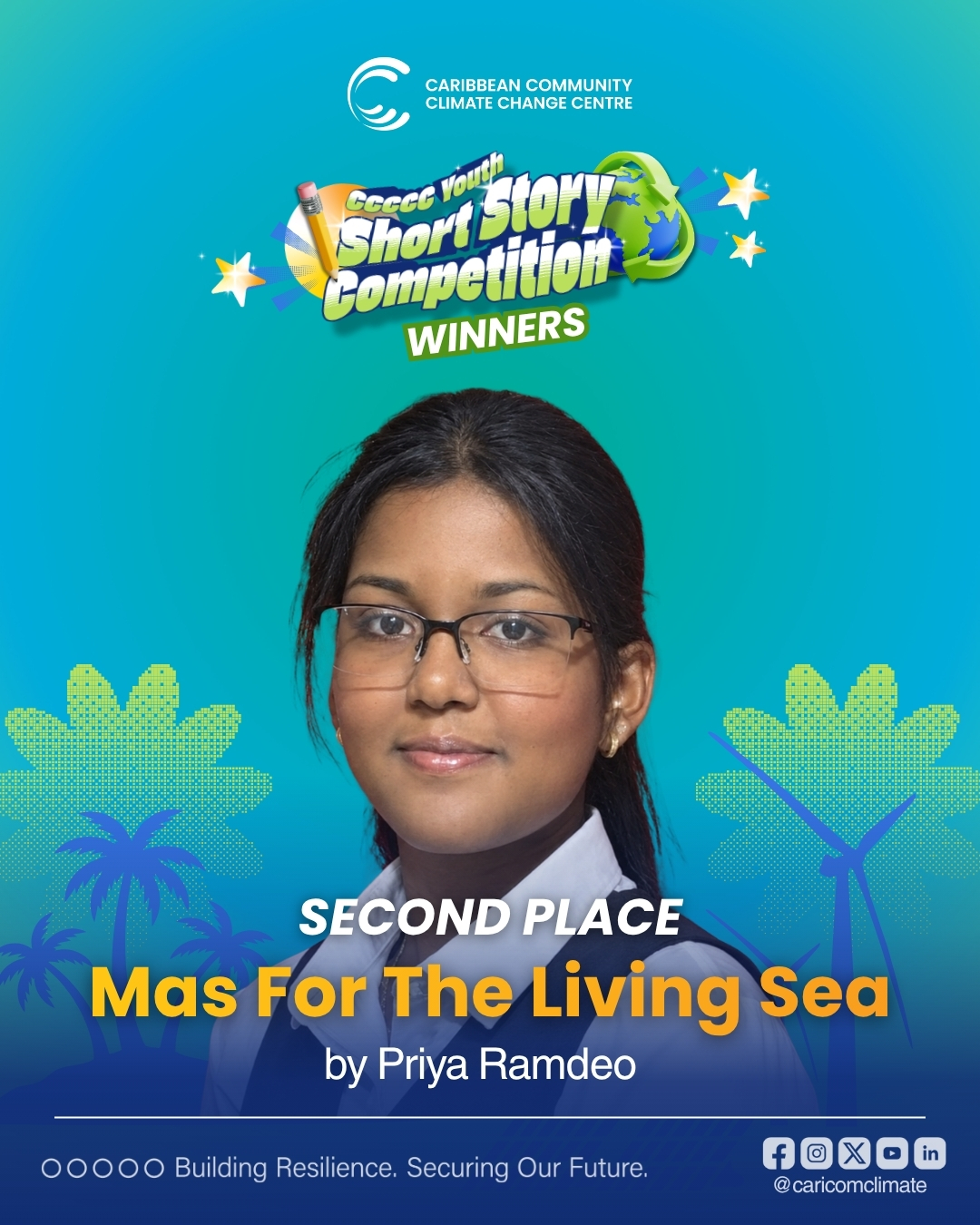T&T Writer Places In Top Three In Regional Climate Change Writing Competition