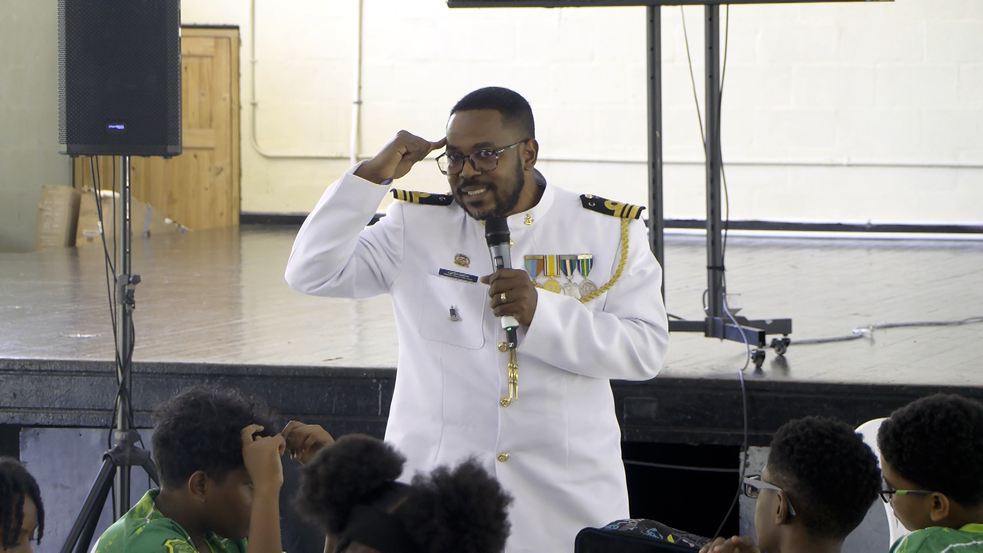 From Serious Injury To Military Service: TTCG Officer Tells Students Their Mindset Can Shape Their Future