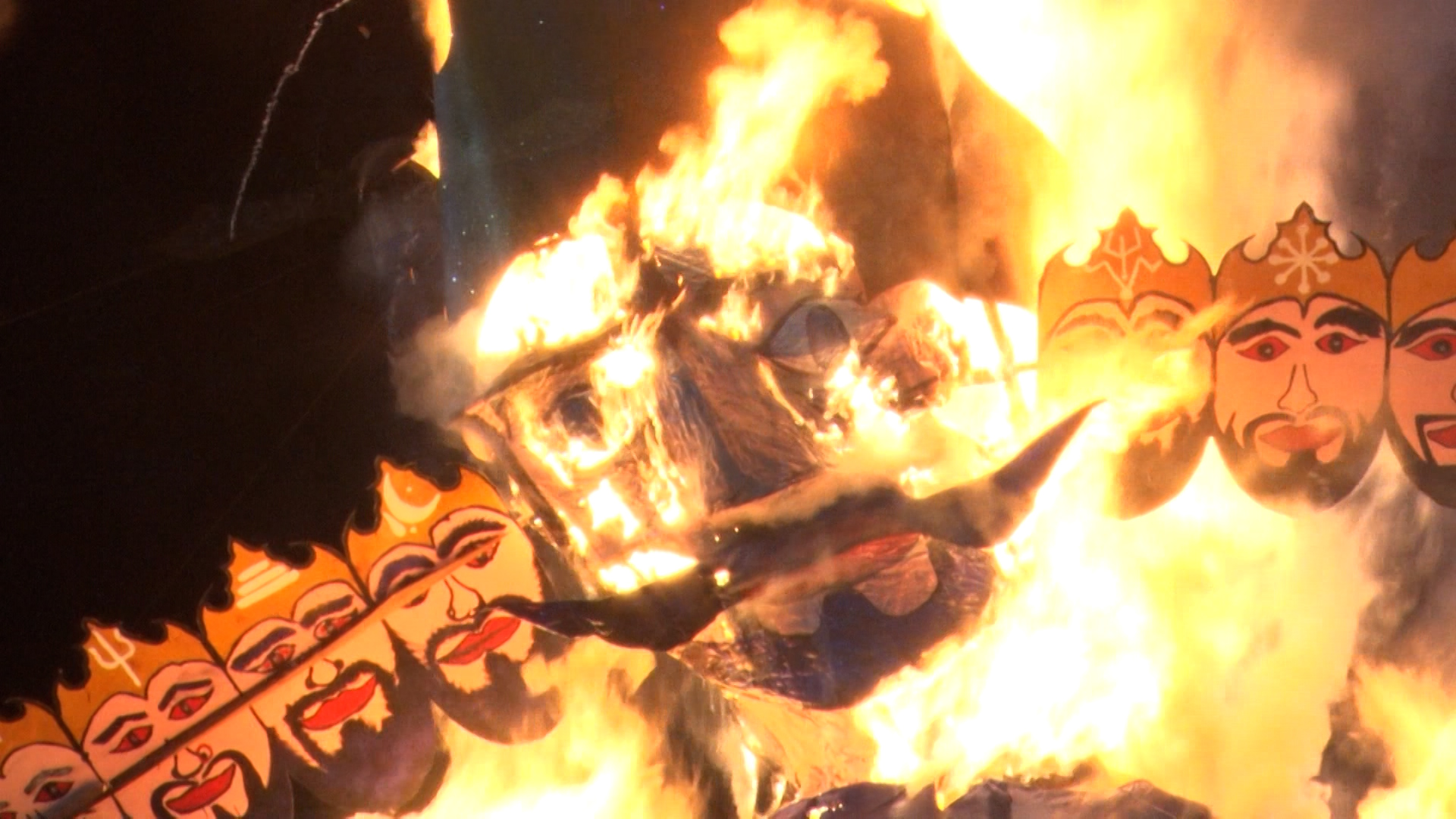 Hundreds Gather To Witness Ramleela’s Triumph Of Good Over Evil